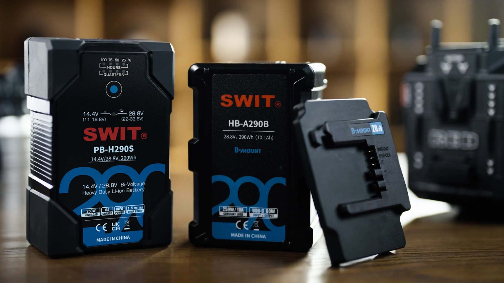 SWIT Offers RED V-Raptor XL 8K VV Bi-Voltage Battery Solution-News